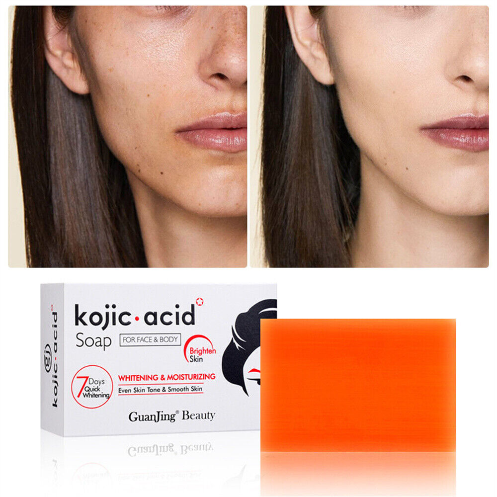 Jabón Blanqueador Exfoliante de Ácido Kójico