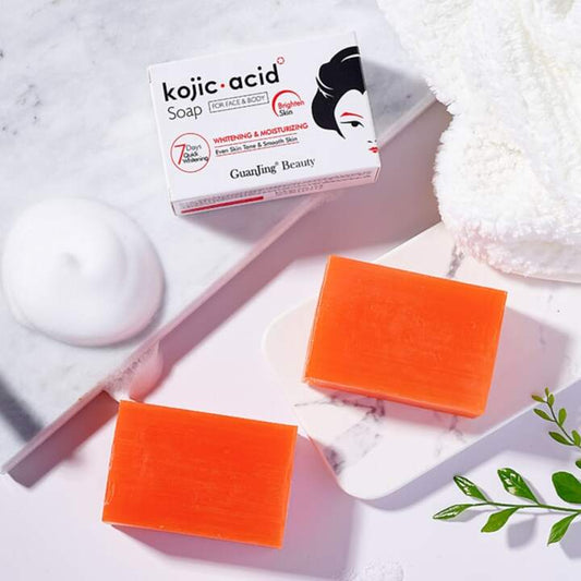 Jabón Blanqueador Exfoliante de Ácido Kójico