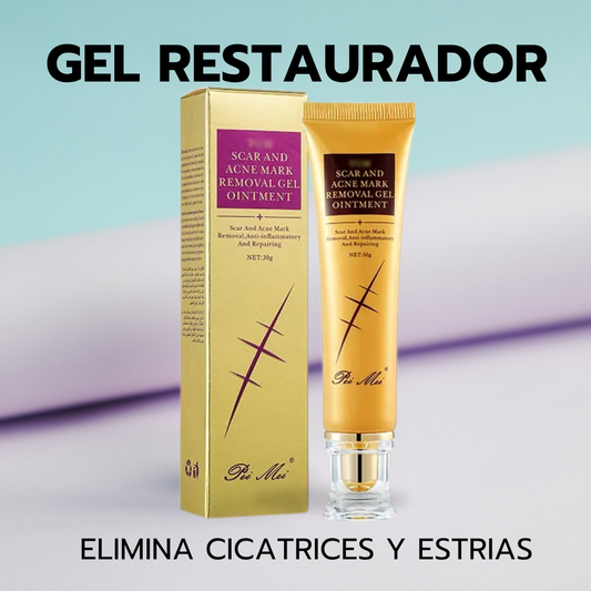 Gel restaurador de Colágeno para cicatrices y  estrias