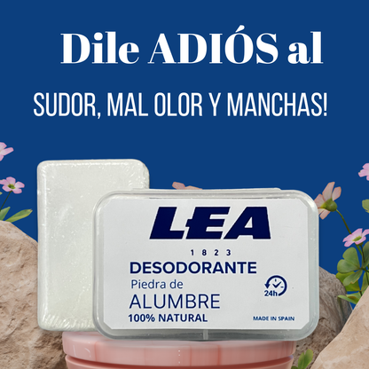 Desodorante de  Piedra de Alumbre 100gr